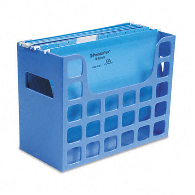 Picture of Oxford 23011 DecoFlex Letter Size Desktop Hanging File- Plastic- 12 1/4 x 6 x 9 1/2- Blue