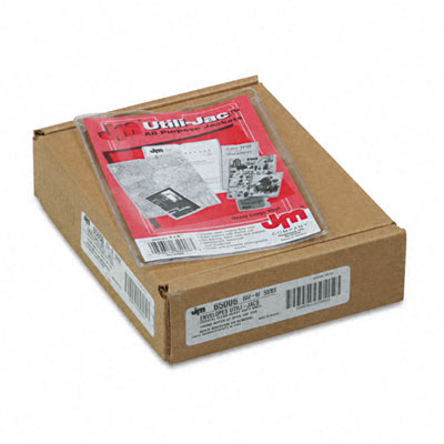 Picture of Oxford 65006 Utili-Jacs Heavy-Duty Clear Vinyl Envelopes- 4 x 6- 50/Box