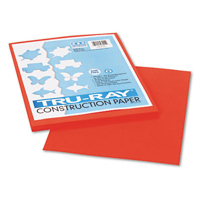 Tru-Ray Construction Paper - Orange - 9 x 12 - 50 Sheets/Pack