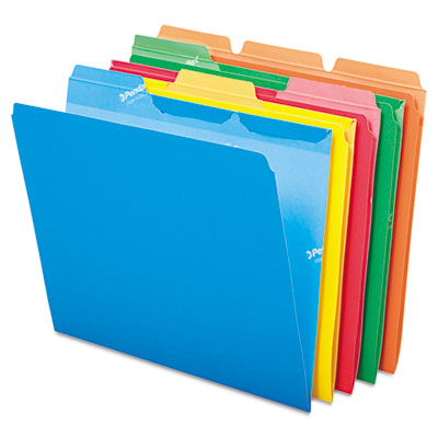 Ready-Tab File Folders- 1/3 Cut- Top Tab- Letter- Assorted Colors- 50/Box