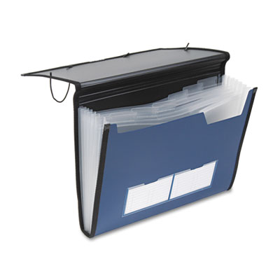 Professional Expanding Document Organizer- Letter- 7 Pockets- Blue