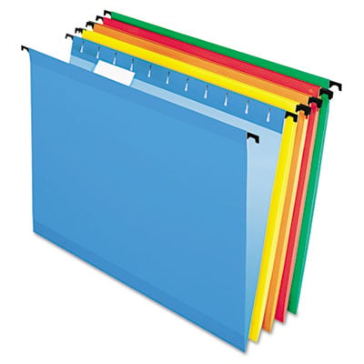 Picture of Pendaflex SureHook 615215ASST Hanging File Folders- Letter- Assorted- 20/Box