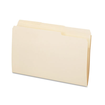 Essentials File Folders- 1/3 Cut- Top Tab- Legal- Manila- 100/Box