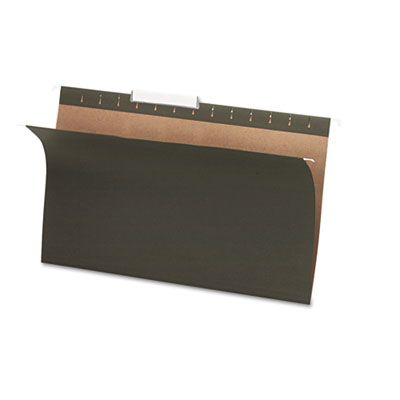 Hanging File Folders- 1/3 Tab- Legal- Standard Green- 25/Box