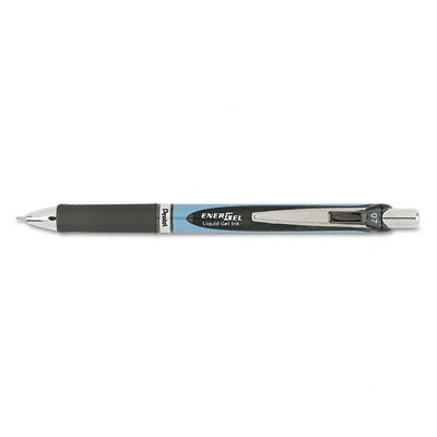Picture of Pentel BLN77-A EnerGel RTX Roller Ball Retractable Gel Pen- Needle Tip- Black Ink- Medium