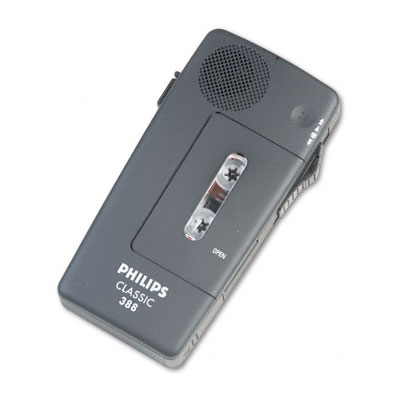 Picture of Philips LFH038800B Pocket Memo 388 Slide Switch Mini Cassette Dictation Recorder