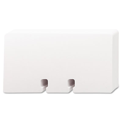 Picture of Rolodex 67558 Plain Unruled Refill Card- 2 1/4 x 4- White- 100 Cards/Pack