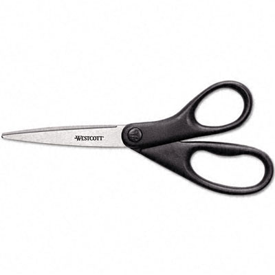 Picture of Westcott 13139 Design Line Stainless Steel Scissors- 8&amp;quot; Length- 3-1/8&amp;quot; Cut