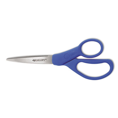 Picture of Westcott 43217 Preferred Line Steel Scissors- 7&amp;quot; Length- 3-1/4&amp;quot; Cut