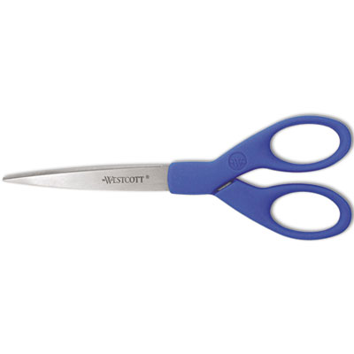 Picture of Westcott 44217 Student Scissors- 7&amp;quot; Length- 2-1/2&amp;quot; Cut