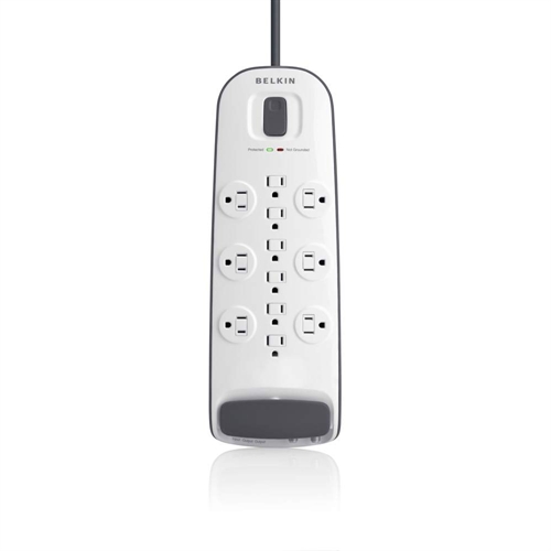 Picture of Belkin 12-Outlet Surge Protector With Cable/Satellite And Telephone Protection - 8&apos; Power Cord