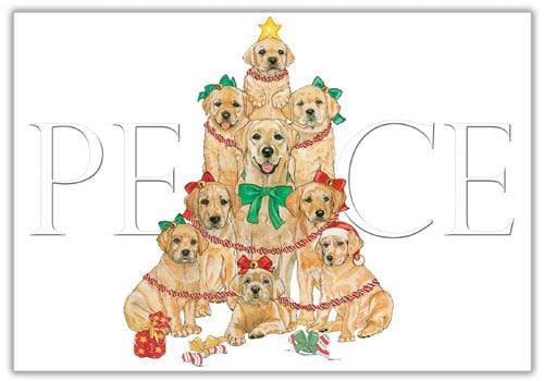 Picture of Pipsqueak Productions C551 Labrador Holiday Boxed Cards