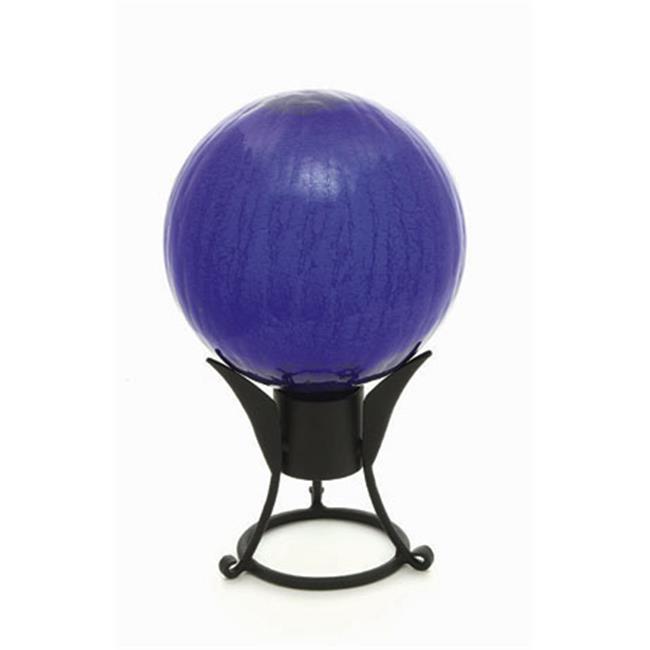 Achla G10-BL-C 10 in. Gazing Globe in Blue with Crackle