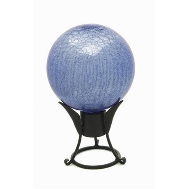 Achla G12-BLL-C 12 in. Gazing Globe in Crackle Blue Lapis