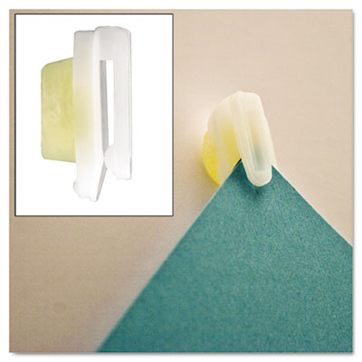 Picture of Advantus 01220 StikkiCLIPS- Plastic- White- 20/Pack