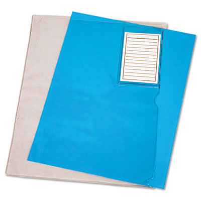 Picture of Advantus ANG12 Vinyl File Folder- Clear- Letter w/Pocket