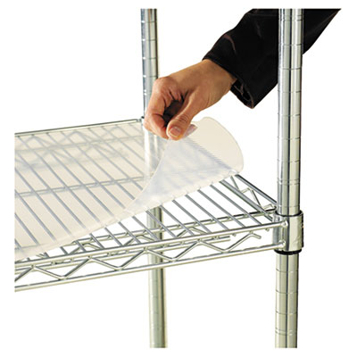 Picture of Alera SW59SL3618 Shelf Liners For Wire Shelving- 36w x 18d- Clear Plastic- 4/Pack