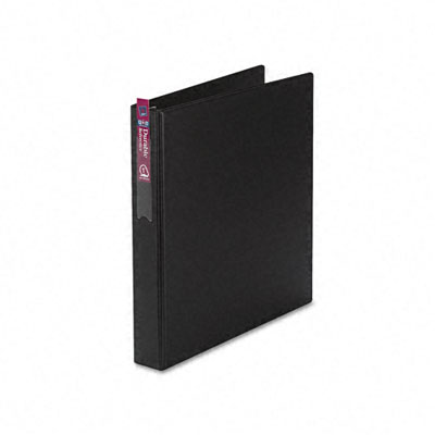 Picture of Avery 08302 Durable Slant Ring Reference Binder With Label Holder- 1&amp;quot; Capacity- Black