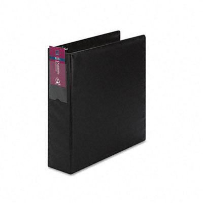 Picture of Avery 08502 Durable Slant Ring Reference Binder With Label Holder- 2&amp;quot; Capacity- Black