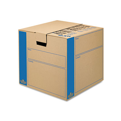 Picture of Bankers Box 0062801 SmoothMove Moving Storage Box- Extra Strength- Medium- 18w x 18d x 16h- Kraft
