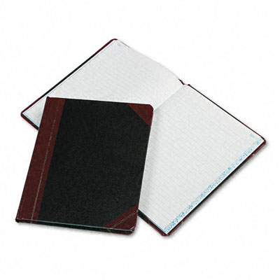 Picture of Boorum &amp; Pease 38-150-R Record/Account Book- Record Rule- Black/Red- 150 Pages- 9 5/8 x 7 5/8