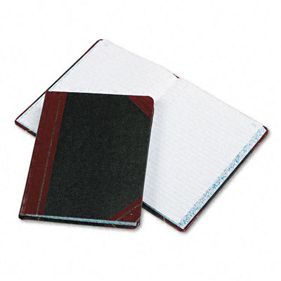 Picture of Boorum &amp; Pease 38-300-R Record/Account Book- Record Rule- Black/Red- 300 Pages- 9 5/8 x 7 5/8