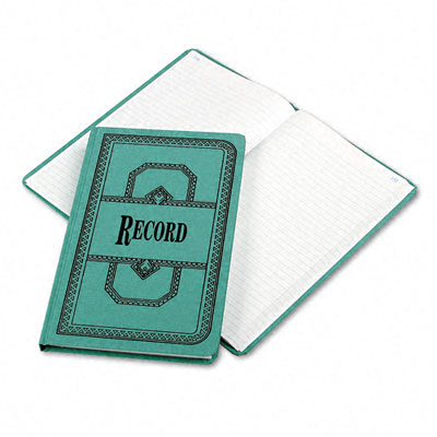Picture of Boorum &amp; Pease 66300R Record/Account Book- Record Rule- Blue- 300 Pages- 12 1/8 x 7 5/8