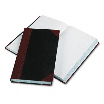 Picture of Boorum &amp; Pease 9-500-R Record/Account Book- Record Rule- Black/Red- 500 Pages- 14 1/8 x 8 5/8
