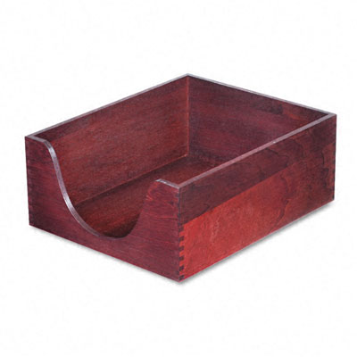 Picture of Carver 08213 Hardwood Letter Stackable Desk Tray- Mahogany