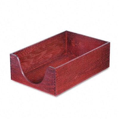 Picture of Carver 08223 Hardwood Legal Stackable Desk Tray- Mahogany