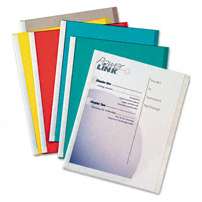 Picture of C-Line 32550 Report Cover- Binding Bar- Letter- 1/8&amp;quot; Capacity- 50/Box