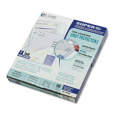 Top-Load Poly Sheet Protectors - Non-Glare - Letter