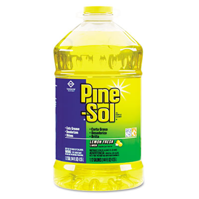 Picture of Clorox 35419EA Pine-Sol All-Purpose Cleaner- Lemon Scent- 144 oz. Bottle