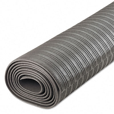 Picture of Crown FL3610GY Ribbed Antifatigue Mat- Vinyl- 36 x 120- Gray