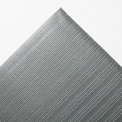 Picture of Crown FL3660GY Ribbed Antifatigue Mat- Vinyl- 36 x 60- Gray