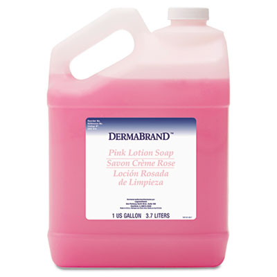 Picture of Dermabrand 410EA Mild Cleansing Pink Lotion Soap- Pleasant Scent- Liquid- 1 gal Bottle