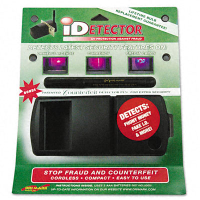 Picture of Dri-Mark UVD549 iDetector Counterfeit Currency & ID Detector w/Ultraviolet Light