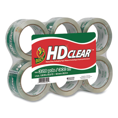 Picture of Duck CS556PK Heavy-Duty Carton Packaging Tape- 1.88&amp;quot; x 55 yds.- 6 Rolls- Clear