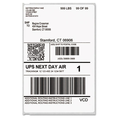 Picture of DYMO 1744907 Shipping Labels for LabelWriter Label Printers- 4 x 6- White- 200/Roll