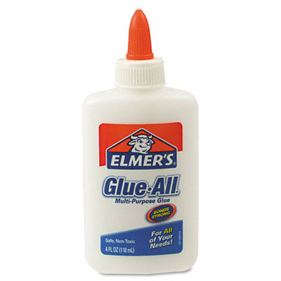 Picture of Elmer&amp;apos;s E1322 Glue-All White Glue- Repositionable- 4 oz
