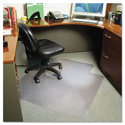 Picture of ES Robbins 122073 AnchorBar Professional Series Chair Mats for Carpet- Lip- 36w x 48l- Clear