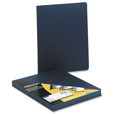 Picture of Fellowes 52145 Executive Presentation Binding System Covers- 11-1/4 x 8-3/4- Navy- 50/Pack