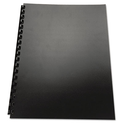 Picture of GBC 25818 100% Recycled Poly Binding Cover- 11 x 8-1/2- Black- 25/Pack