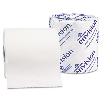 Picture of Georgia Pacific 1458001 Envision One-Ply Bathroom Tissue- 1210 Sheets/Roll