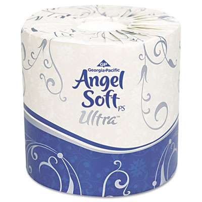 Picture of Georgia Pacific 16560 Angel Soft ps Ultra 2-Ply Premium Bathroom Tissue- White- 60 Rolls/Carton