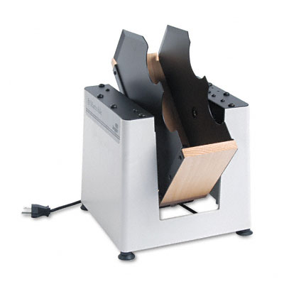 Tabletop Paper Jogger- 15-1/4w x 11-1/2d x 15-1/4h- Gray