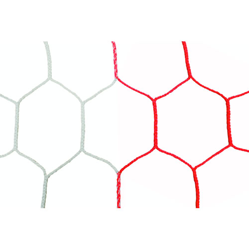 Hexagon Two Tone - Red-White