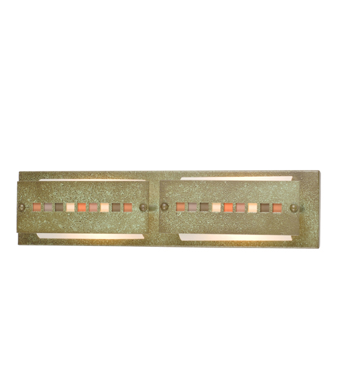 99514 24 in. W Moss Wood 2-Light Vanity
