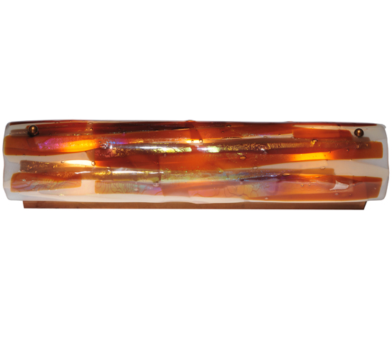 115524 24 in. W Marina Fused Glass Vanity Light