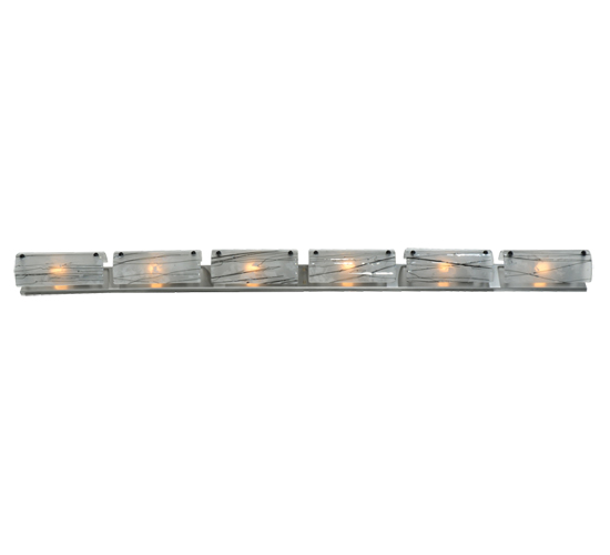109617 Branches 6-Light Fused Glass Vanity Light